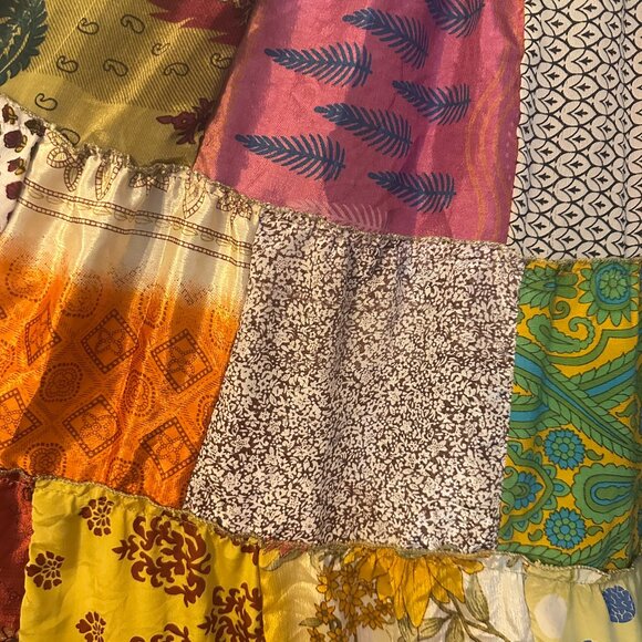 Patchwork Maxi Dress Size SM/MD - Picture 3 of 4